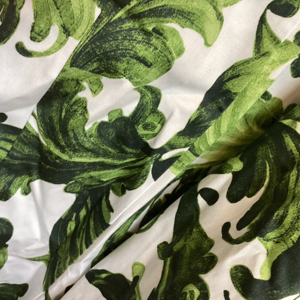 Anthropologie Drop Waist Midi Dress Maeve Cap Sleeve New Small Green - Picture 14 of 16